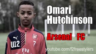 Arsenal Fc Kid Omari Hutchinson SkillsampTricks [upl. by Aicercal]