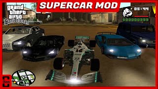 How to install Super cars mods in GTA San Andreas  Gameplay [upl. by Jamin656]