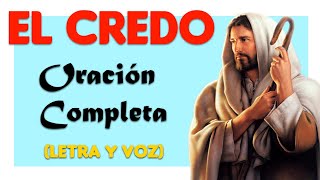 🙏🏻 🕊️ EL CREDO  Oración  Completo con Voz y Letra   Catecismo CREDO CATÓLICO [upl. by Murton]