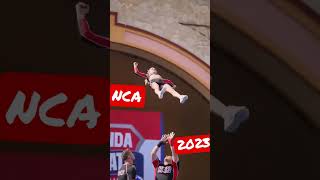 navarro stunting 2023 nca nationals navarro cheer cheerleading [upl. by Lukey]