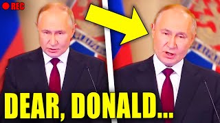 WATCH PUTIN ISSUE TERRIFYING WARNING TO TRUMP [upl. by Burney]