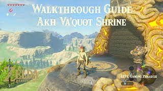 Breath of the Wild  Rito Village  Akh Vaquot Shrine Guide [upl. by Gnuhc]