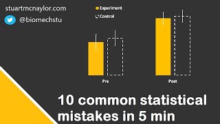 Ten Statistical Mistakes in 5 Min [upl. by Anelaf]