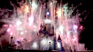 Disney Illuminations FULL Fireworks Projection Show Spectacular at Disneyland Paris Infinity View [upl. by Khosrow]