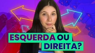 VOCÊ É DE ESQUERDA OU DE DIREITA  ENTRE ESQUERDA E DIREITA 1 [upl. by Melleta704]