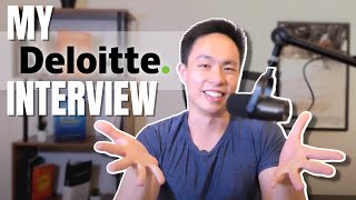 Deloitte Interview Process My Experience [upl. by Annawoj]