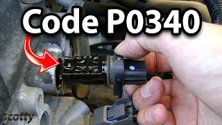 How to Replace Bad Camshaft Position Sensor in Your Car Code P0340 [upl. by Euqinomod450]