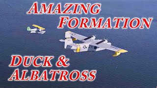 Grumman Duck and Albatross Formation Mid America Flight Museum [upl. by Seka]