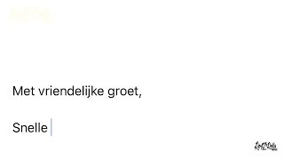 Snelle  Met Vriendelijke Groet prod Alberto Arifi [upl. by Rik]