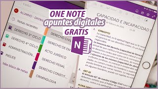 APUNTES DIGITALES EN ONE NOTE  CÓMO USARLA Paso a Paso [upl. by Macintyre]