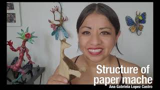 7 minutes tutorial Build the alebrijes structure with paper mache [upl. by Chancellor]