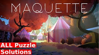 Maquette  Solution to Every Puzzle Full Walkthrough [upl. by Alisen]