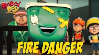 BoBoiBoy English S3EP16  Fire Danger [upl. by Aneehsak]