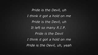 J Cole  pride is the devil Lyrics [upl. by Mahgirb]