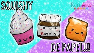 Haz SQUISHIES de PAPEL Super fáciles [upl. by Nivanod937]