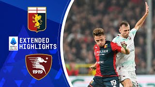 Genoa vs Salernitana  Extended Highlights  Serie A  CBS Sports Golazo [upl. by Colburn]