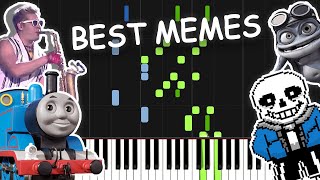 Best MEME MUSIC on Piano 69 Meme Songs [upl. by Ahsilek]