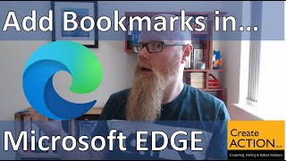 How to add BOOKMARKS and FAVOURITES in MS EDGE [upl. by Ilene812]