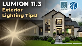 Lumion 113 Pro Exterior Render Tutorial  Lighting [upl. by Aimak]