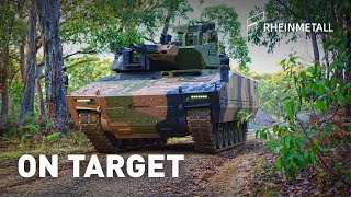 Rheinmetall Lynx in motion – Live firing [upl. by Ecargyram823]