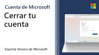 Cómo cerrar tu cuenta de Microsoft  Microsoft [upl. by Aynotel]