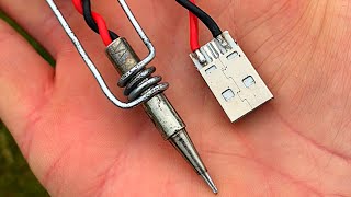 How To Make 12v Soldering Iron At Home [upl. by Nyved744]