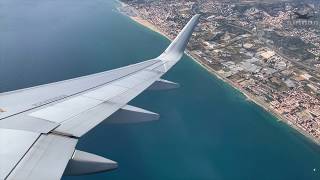 GREAT VIEWS  Vueling A320NEO Approach and Landing Barcelona El Prat [upl. by Zabrine]