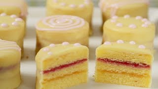 Petit Fours Recipe Demonstration  Joyofbakingcom [upl. by Joacima]