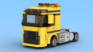 🌟🚚 Bright amp Bold LEGO Mini Yellow Truck Easy Tutorial 🟡🛠️ [upl. by Lexerd837]