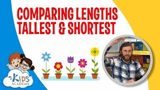 Comparing Lengths  Tallest and Shortest  Kids Academy [upl. by Shepard]