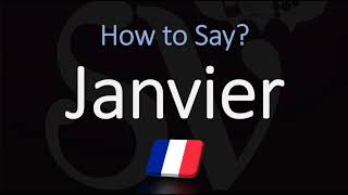 How to Say January in French  Pronounce Janvier  Native Speaker [upl. by Nitnert]