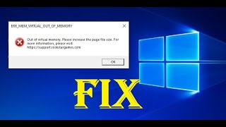 Fix  RDR2 Out of Virtual Memory Error [upl. by Georgiana]