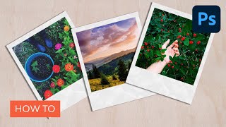 How to Make a Polaroid Template in Photoshop [upl. by Aserahs]