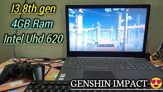 Genshin Impact Game tested on low end pci3 8GB Ram amp Intel uhd 620Smooth settings 😍 [upl. by Aserat]