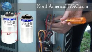 How to replace a Capacitor  HVAC AC Capacitor Replacement [upl. by Cummings824]