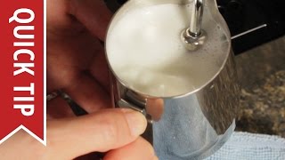 How to AutoFroth Milk for Lattes [upl. by Erret973]