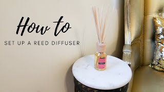 How to Set Up a Reed Diffuser [upl. by Atinus80]