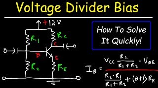 Voltage Divider Bias Circuit [upl. by Larena]