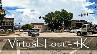 Carrollton GA  Downtown Walking Tour  Georgia Suburb 4K [upl. by Anitnas672]