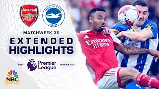 Arsenal v Brighton  PREMIER LEAGUE HIGHLIGHTS  5142023  NBC Sports [upl. by Sigismondo]