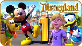 Disneyland Adventures Walkthrough Part 1 PC X360 XB1  Mickey Mouse and Friends [upl. by Reinar]