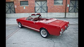 Revology Car Review  1966 Mustang GT Convertible in Candy Apple Red [upl. by Bergstrom]