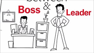 Lean Management  Boss vs Leader [upl. by Eener]