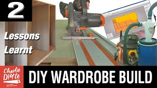 DIY Fitted Wardrobe Build  Lessons Learnt Video 2 [upl. by Tobye103]