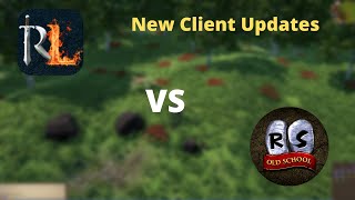 Runelite Vs OSRS Steam Client Oldschool Runescape [upl. by Laraine]