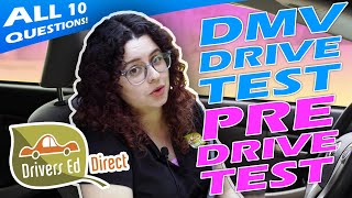 DMV Driving Test PreDrive Test Questions  California Drivers License Exam [upl. by Almita]