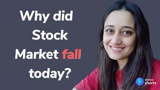 Why Stock Market Crashed today  Why did stock market fall today shorts [upl. by Atikkin493]