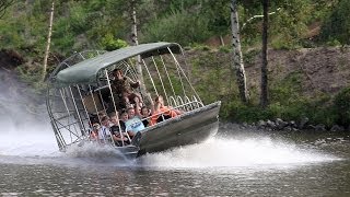 Serengetipark Hodenhagen Airboat Safari [upl. by Lotsyrk]