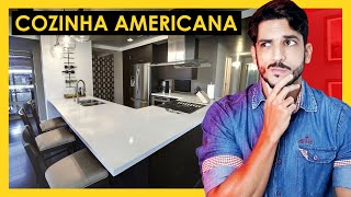 COZINHA AMERICANA  MEDIDAS MÍNIMAS PARA SUA COZINHA [upl. by Anoli]