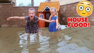 SCARY HOUSE FLOOD 😱 [upl. by Neras260]